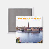 Stockholm - Zweden (Mojisola A Gbadamosi) Magneet (Voorkant / Achterkant)