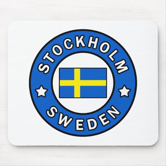 Stockholm Zweden Muismat (Voorkant)