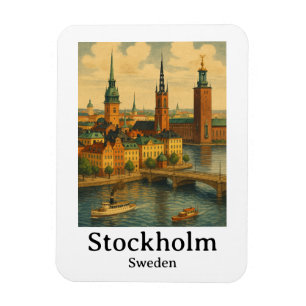  Stockholm Zweden Nordic Travel Magneet