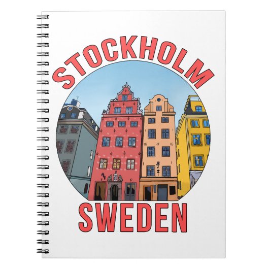 Stockholm Zweden Notitieboek (Voorkant)