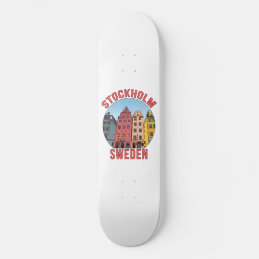 Stockholm Zweden Persoonlijk Skateboard (Voorkant)