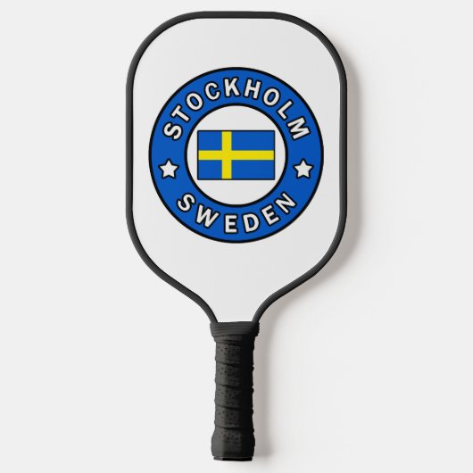 Stockholm Zweden Pickleball Paddle (Achterkant)