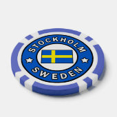 Stockholm Zweden Poker Chips (Enkel)