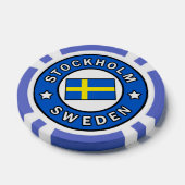Stockholm Zweden Pokerchips (Enkel)