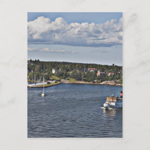 Stockholm Zweden Port Briefkaart