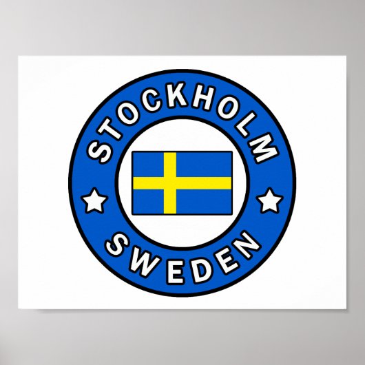 Stockholm Zweden Poster (Voorkant)