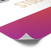 Stockholm, Zweden Poster (Hoek)