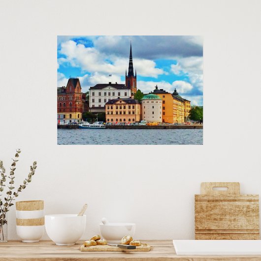 Stockholm, Zweden Poster (Keuken)