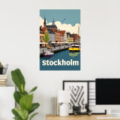Stockholm Zweden Poster (Thuiskantoor)