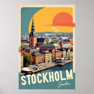 Stockholm Zweden Poster