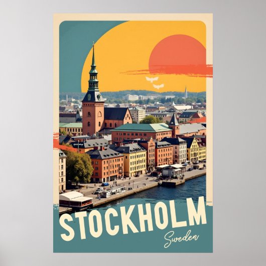 Stockholm Zweden Poster (Voorkant)