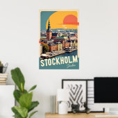 Stockholm Zweden Poster (Thuiskantoor)