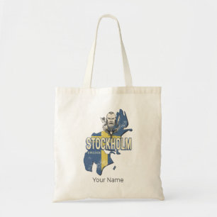 Stockholm Zweden Provincie Kaart Souvenir Tote Bag