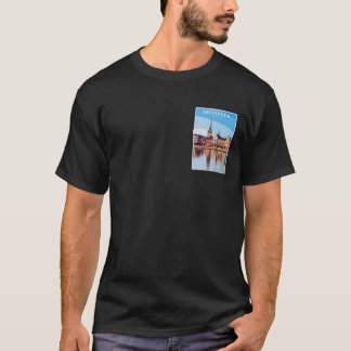 Stockholm Zweden Reisposter T-shirt