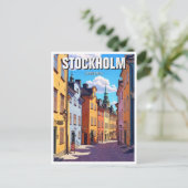 Stockholm Zweden Reizen Briefkaart (Staand voorkant)
