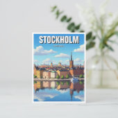 Stockholm Zweden Reizen Briefkaart (Staand voorkant)