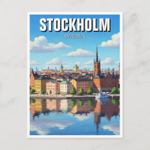 Stockholm Zweden Reizen Briefkaart