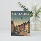  Stockholm Zweden Reizen Briefkaart (Staand voorkant)