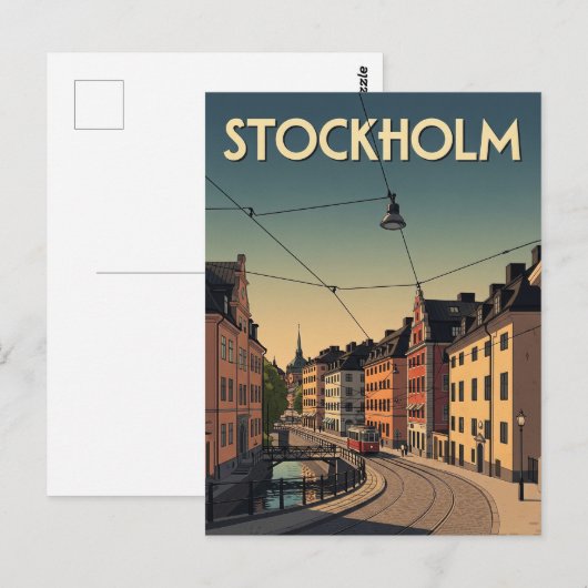  Stockholm Zweden Reizen Briefkaart (Voorkant / Achterkant)