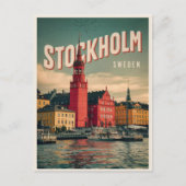 Stockholm Zweden Reizen  geschenken aan de waterka Briefkaart (Voorkant)