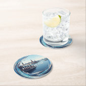 Stockholm Zweden Reizen Ronde Kartonnen Onderzetter (Insitu)