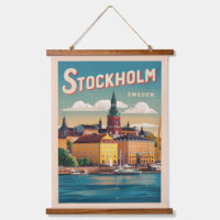 Stockholm Zweden reizen vintage waterkant cadeaus