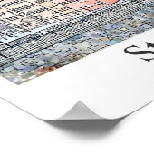 Stockholm Zweden Reizen Waterverf Hand getekend Poster (Hoek)