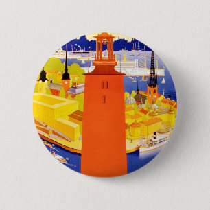  Stockholm Zweden Ronde Button 5,7 Cm