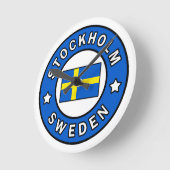 Stockholm Zweden Ronde Klok (Hoek)