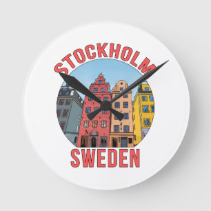 Stockholm Zweden Ronde Klok