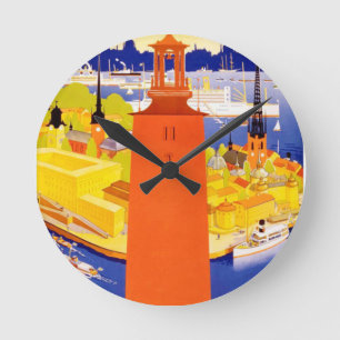 Stockholm Zweden Ronde Klok