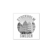 Stockholm Zweden Rubberstempel (Afrduk)