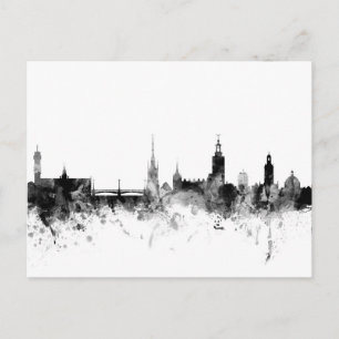 Stockholm Zweden Skyline Briefkaart