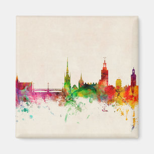 Stockholm Zweden Skyline Magneet