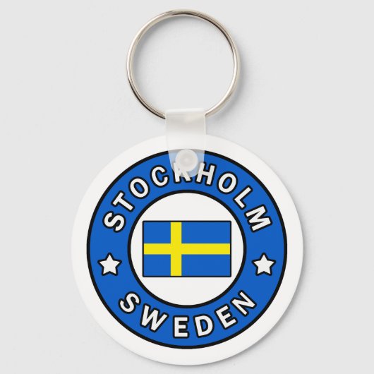 Stockholm Zweden Sleutelhanger (Voorkant)