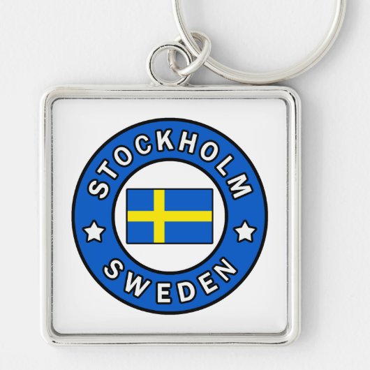 Stockholm Zweden Sleutelhanger (Voorkant)