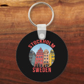 Stockholm Zweden Sleutelhanger (Voorkant)