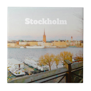 Stockholm, Zweden souvenir Tegeltje