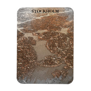 Stockholm Zweden Stad Uitzicht Sky Magneet