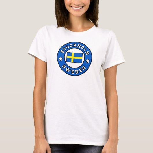 Stockholm Zweden T-shirt (Voorkant)