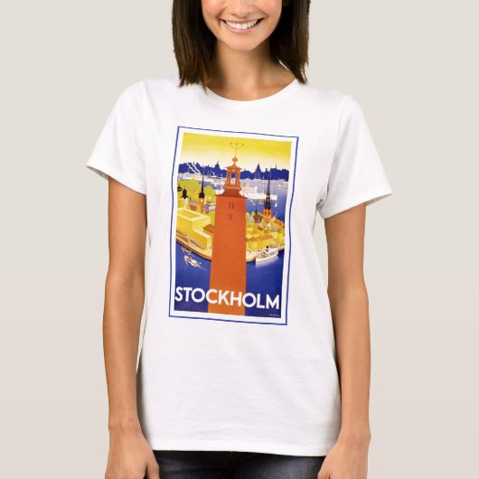 Stockholm Zweden T-shirt (Voorkant)