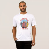 Stockholm Zweden T-shirt (Voorkant volledig)