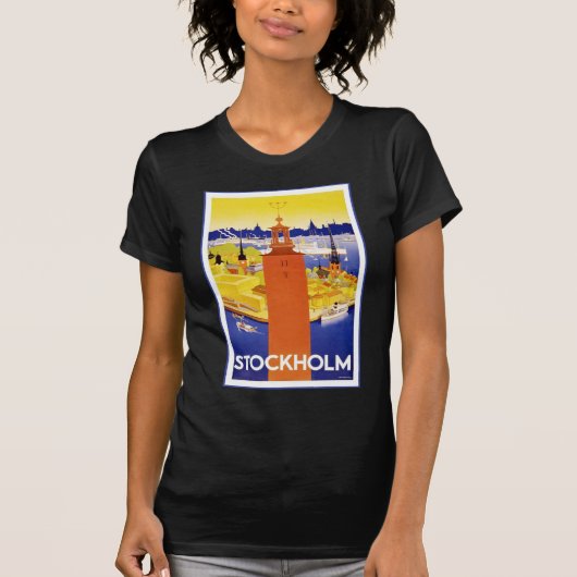 Stockholm Zweden T-shirt (Voorkant)