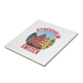 Stockholm Zweden Tegeltje (Zijkant)
