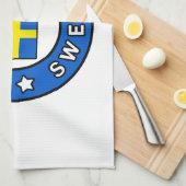 Stockholm Zweden Theedoek (Quarter Fold)