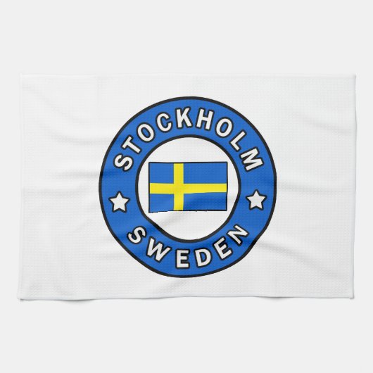 Stockholm Zweden Theedoek (Horizontaal)