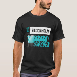Stockholm Zweden Toerist T-shirt