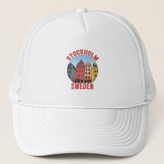 Stockholm Zweden Trucker Pet (Voorkant)