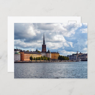 Stockholm Zweden uitzicht Briefkaart
