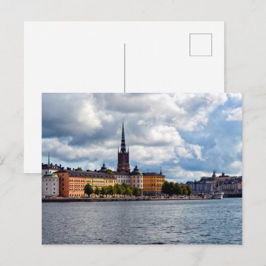 Stockholm Zweden uitzicht Briefkaart (Voorkant / Achterkant)